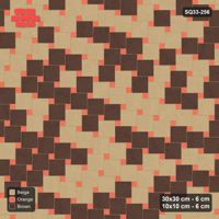 Interlock (Pasco) 30x30 cm · SQ33-256 · Offset Lattice, Tonal Blend, Mirrored