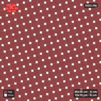 Interlock (Pasco) 30x30 cm · SQ33-260 · Offset Lattice with 10x10 Inserts, Solid Squares, Kerb Frame