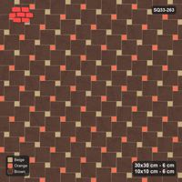 Interlock (Pasco) 30x30 cm · SQ33-263 · Offset Lattice, Two-Tone Inserts, Mirrored