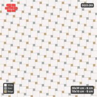 Interlock (Pasco) 30x30 cm · SQ33-269 · Offset Lattice, Two-Tone Inserts, Mirrored