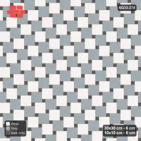 Interlock (Pasco) 30x30 cm · SQ33-274 · Offset Lattice with 10x10 Inserts, Alternating Squares