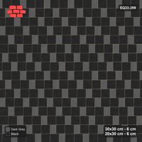 Interlock (Pasco) 30x30 cm · SQ33-299 · Slab Pair + 20x30 Plank Step, Solid, Left