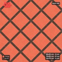 Interlock (Pasco) 30x30 cm · SQ33-305 · 45-Degree 2x2 Panels, Dark Lines, Kerb Frame