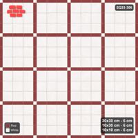 Interlock (Pasco) 30x30 cm · SQ33-306 · 3x3 Panel Grid, 10x30 Lines, 10x10 Crossings