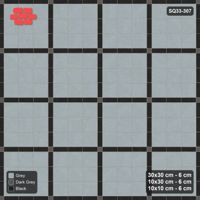 Interlock (Pasco) 30x30 cm · SQ33-307 · 3x3 Panel Grid, 10x30 Lines, 10x10 Crossings