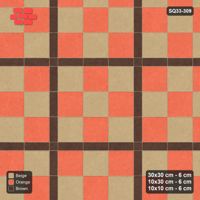 Interlock (Pasco) 30x30 cm · SQ33-309 · 3x3 Panel Grid, 10x30 Lines, 10x10 Crossings