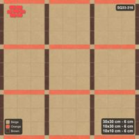 Interlock (Pasco) 30x30 cm · SQ33-316 · 3x3 Panel Grid, 10x30 Lines, 10x10 Crossings
