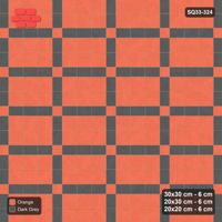 Interlock (Pasco) 30x30 cm · SQ33-324 · 3x2 Panel Grid, 20x30 Lines, 20x20 Crossings
