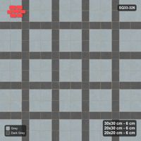 Interlock (Pasco) 30x30 cm · SQ33-326 · 2x2 Panel Grid, 20x30 Lines, 20x20 Crossings, Dark Lines