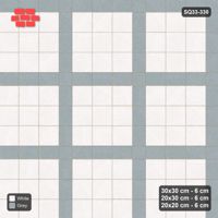 Interlock (Pasco) 30x30 cm · SQ33-330 · 3x3 Panel Grid, 20x30 Lines, 20x20 Crossings, Kerb Frame