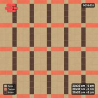 Interlock (Pasco) 30x30 cm · SQ33-331 · 2x3 Panel Grid, 20x30 Lines, 20x20 Crossings