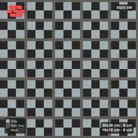 Interlock (Pasco) 30x30 cm · SQ33-350 · Checker Panels 3x2 with 10x10 Grid Lines, Kerb Frame