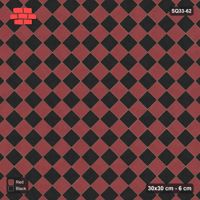 Interlock (Pasco) 30x30 cm · SQ33-62 · Diagonal Checkerboard