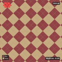 Interlock (Pasco) 30x30 cm · SQ33-69 · Large Diagonal Checker