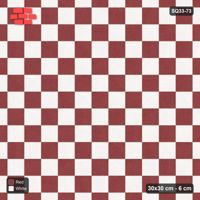Interlock (Pasco) 30x30 cm · SQ33-73 · Checkerboard in Kerb Frame