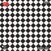 Interlock (Pasco) 30x30 cm · SQ33-74 · Diagonal Checker in Kerb Frame