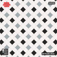 Interlock (Pasco) 30x30 cm · SQ33-83 · Two-Tone Harlequin Diamonds