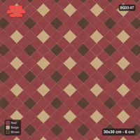 Interlock (Pasco) 30x30 cm · SQ33-87 · Two-Tone Harlequin Diamonds