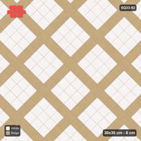 Interlock (Pasco) 30x30 cm · SQ33-92 · Diagonal Plaza Grid