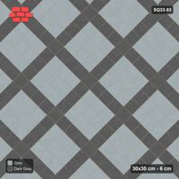 Interlock (Pasco) 30x30 cm · SQ33-93 · Diagonal Plaza Grid
