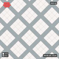 Interlock (Pasco) 30x30 cm · SQ33-94 · Diagonal Plaza Grid