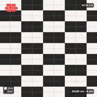 Interlock (Pasco) 30x60 cm · RC36-112 · Stack Bond, Checker Blocks 2x2 in 38F Kerb Frame