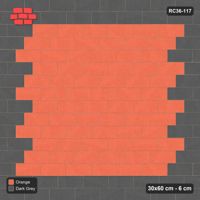 Interlock (Pasco) 30x60 cm · RC36-117 · Running Bond 1/3, Wide Accent Edge