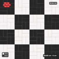 Interlock (Pasco) 30x60 cm · RC36-128 · Basketweave, Checker Blocks 2x2 in 42H Kerb Frame