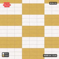 Interlock (Pasco) 30x60 cm · RC36-135 · Stack Bond, Large Checker 3x3