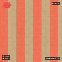 Interlock (Pasco) 30x60 cm · RC36-146 · Vertical Running Bond 1/2, Zigzag Stripes
