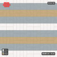 Interlock (Pasco) 30x60 cm · RC36-195 · Double Basketweave, Three-Tone Courses