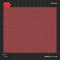 Interlock (Pasco) 30x60 cm · RC36-201 · Vertical Stack Bond, Accent Edge Course