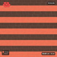 Interlock (Pasco) 30x60 cm · RC36-206 · Running Bond 1/3, Paired Course Stripes