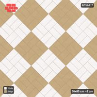 Interlock (Pasco) 30x60 cm · RC36-217 · Diagonal Parquet, Checker Blocks 2x2