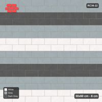 Interlock (Pasco) 30x60 cm · RC36-22 · Tonal course gradient running bond