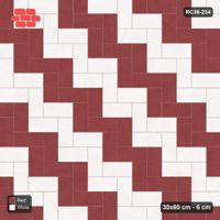 Interlock (Pasco) 30x60 cm · RC36-234 · Herringbone 90, Diagonal Stripes