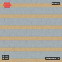 Interlock (Pasco) 30x60 cm · RC36-243 · Running Bond 1/3, Accent Course Every 3rd