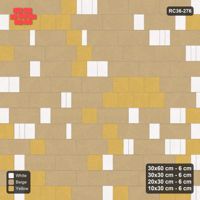 Interlock (Pasco) 30x60 cm · RC36-276 · Roman 30 Course Mix, By Length - Golden Sand