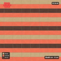 Interlock (Pasco) 30x60 cm · RC36-68 · Stack Bond, Three-Tone Courses