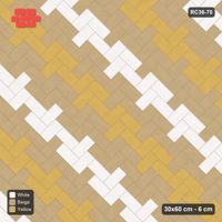 Interlock (Pasco) 30x60 cm · RC36-70 · Diagonal Herringbone, Three-Tone Diagonal