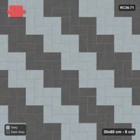 Interlock (Pasco) 30x60 cm · RC36-71 · Herringbone 90, Diagonal Bands