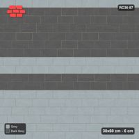 Interlock (Pasco) 30x60 cm · RC36-87 · Running Bond 1/4, Graded Wide Bands