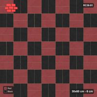 Interlock (Pasco) 30x60 cm · RC36-91 · Basketweave, Two-Tone Weave in 40F Kerb Frame