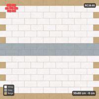 Interlock (Pasco) 30x60 cm · RC36-95 · Running Bond 1/2, Feature Band and Edge
