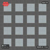 Interlock (Pasco) 40x40 cm · SQ44-102 · Plaza Grid Every 3 Courses