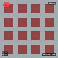 Interlock (Pasco) 40x40 cm · SQ44-104 · Plaza Grid Every 3 Courses