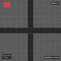 Interlock (Pasco) 40x40 cm · SQ44-111 · Plaza Grid Every 6 Courses