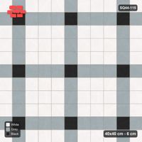 Interlock (Pasco) 40x40 cm · SQ44-115 · Plaza Grid with Corner Accents Every 4