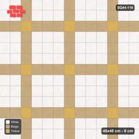 Interlock (Pasco) 40x40 cm · SQ44-116 · Plaza Grid with Corner Accents Every 4