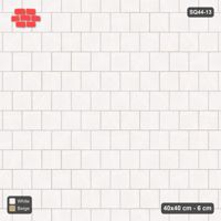 Interlock (Pasco) 40x40 cm · SQ44-13 · Running Bond in Kerb Frame